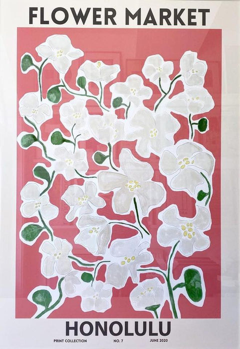Astrid Wilson, Flower Market Honolulu, 70x100