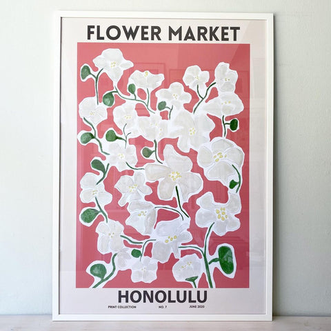 Astrid Wilson, Flower Market Honolulu, 70x100