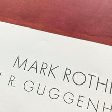 Indlæs billede til gallerivisning Mark Rothko, 1978
