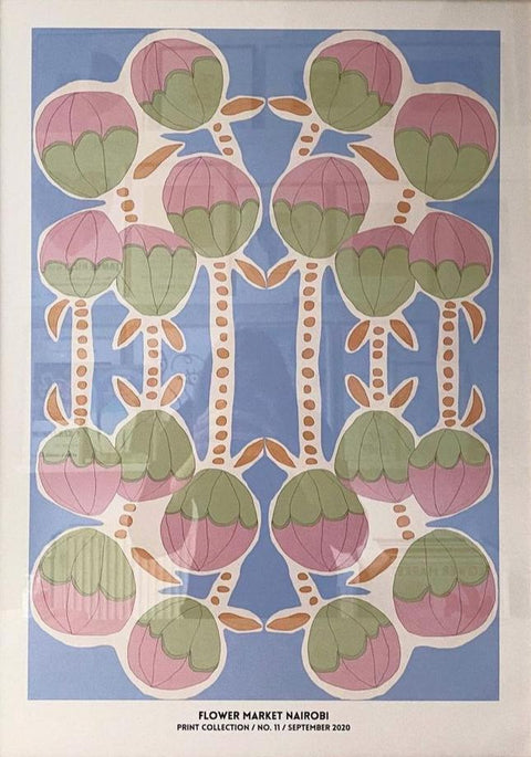 Astrid Wilson, Flower Market Nairobi, 50x70