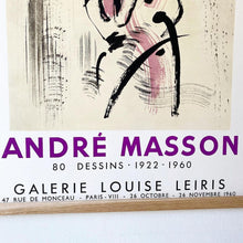 Load image into Gallery viewer, André Masson

