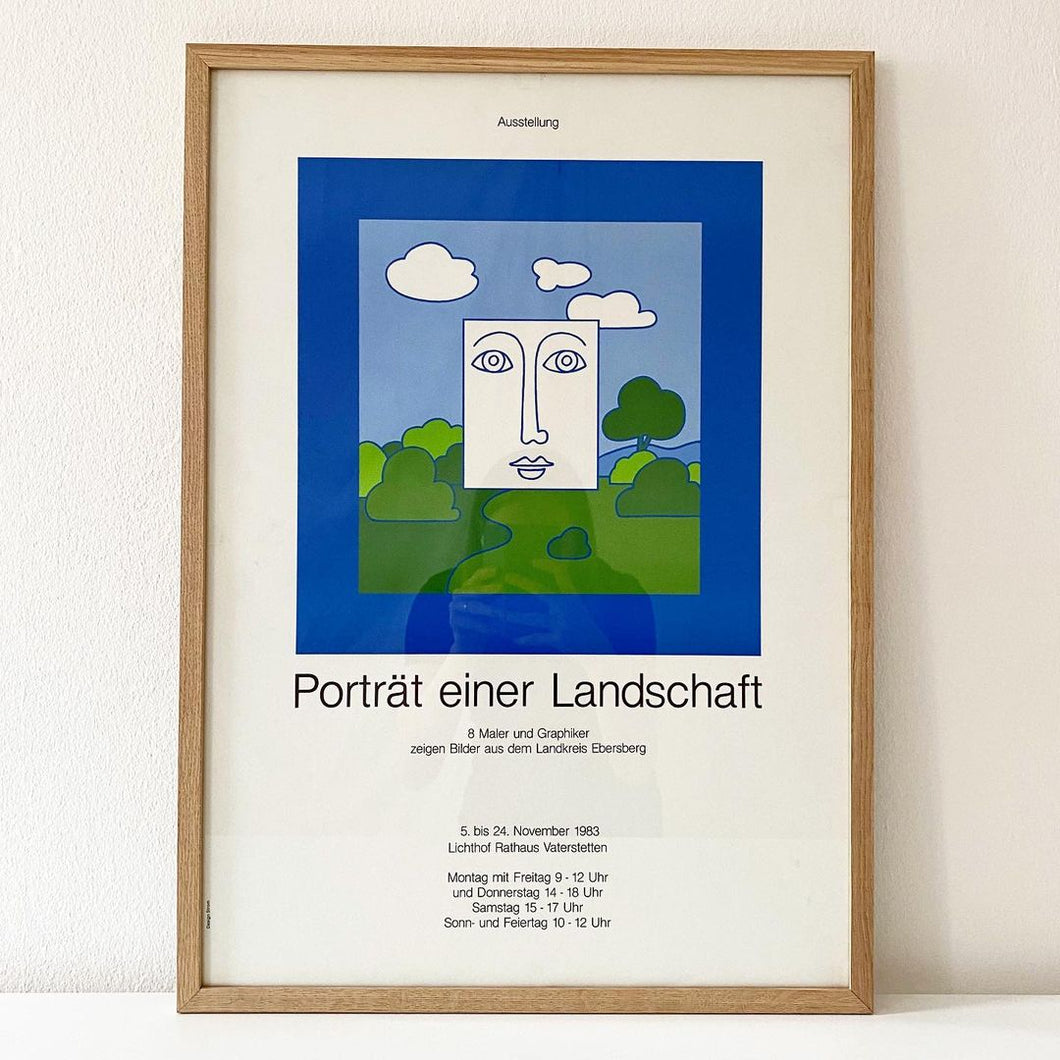 Exhibition poster, Germany, 1983