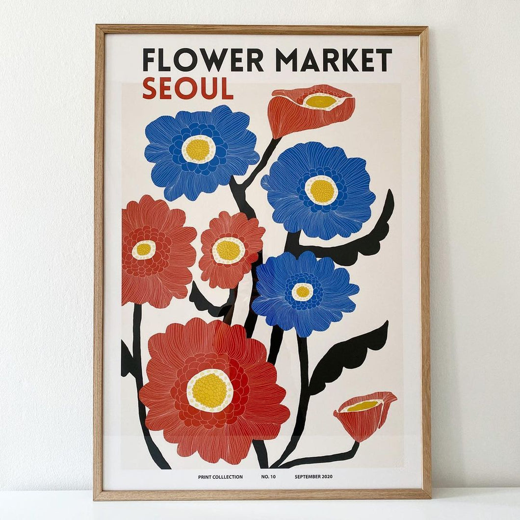 Astrid Wilson, Flower Market Seoul, 70x100