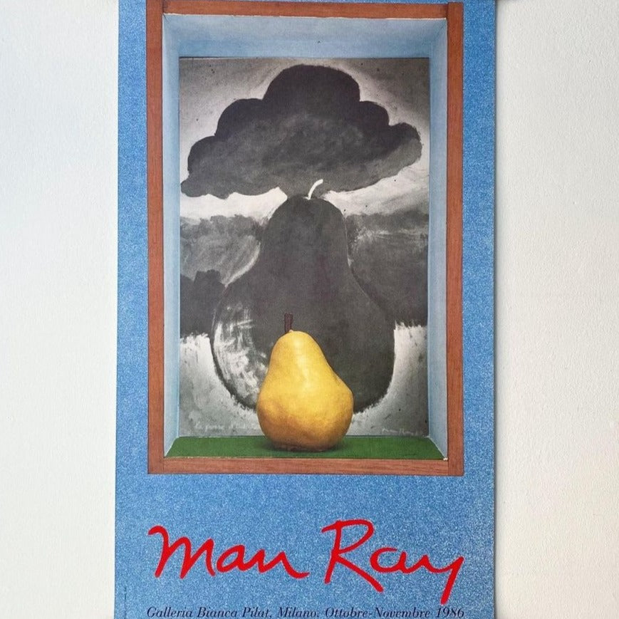 Man Ray Exhibition Poster 2024 A L'Heure de L'Observatoire-Les Amoureux 1983 Lips Poster.